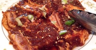 韓国料理 福亭 牛骨付きカルビ