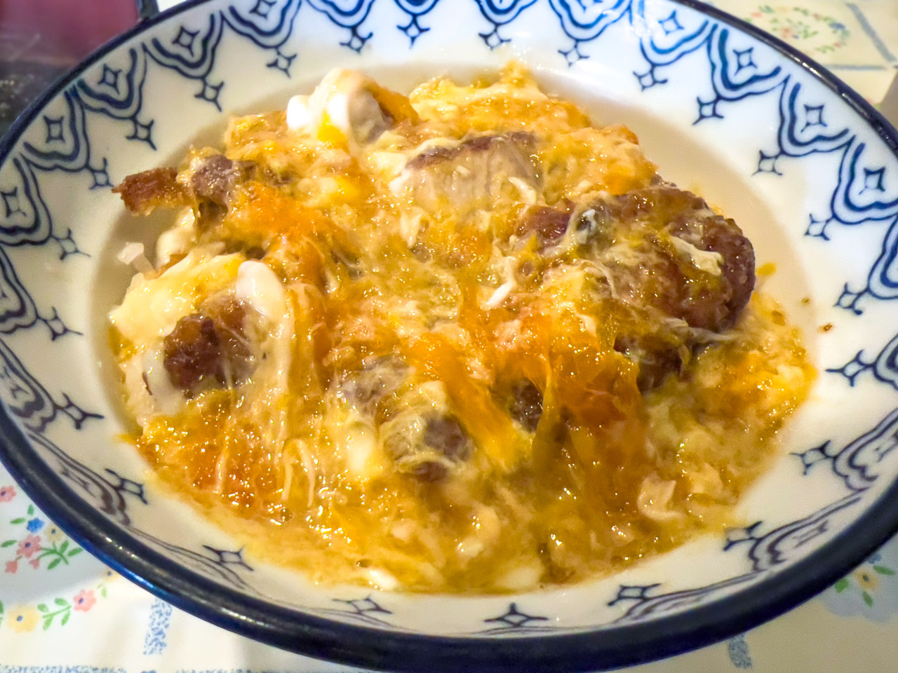 東そばのカツとじ丼