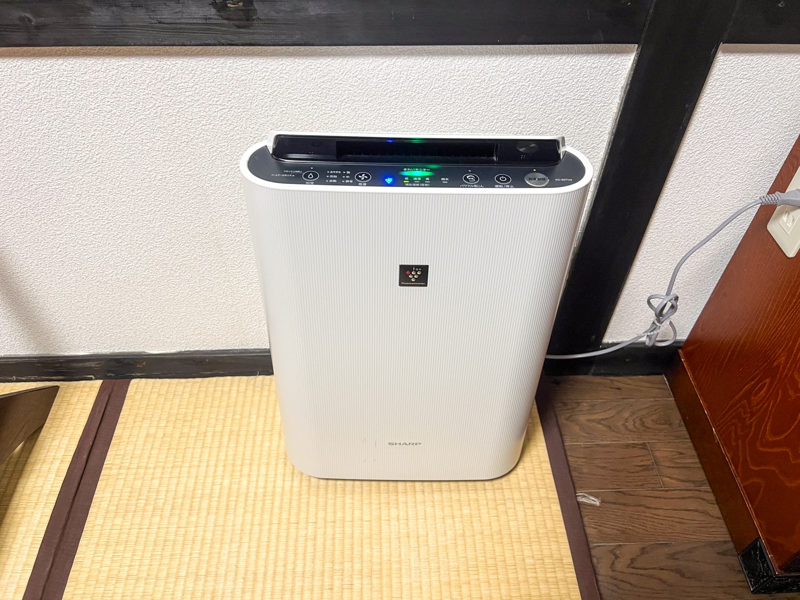 熊本 和数奇 司館 客室の空気清浄機