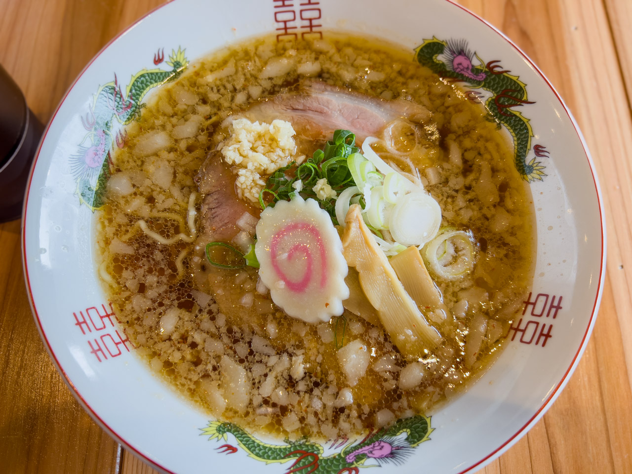 麺屋ココの背脂醤油ラーメン