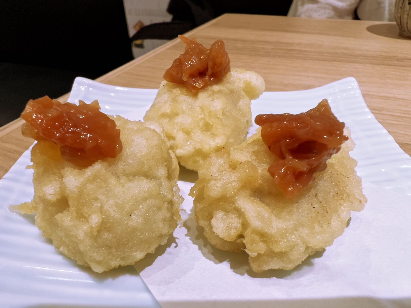 そば 俺のだし はもの天ぷら